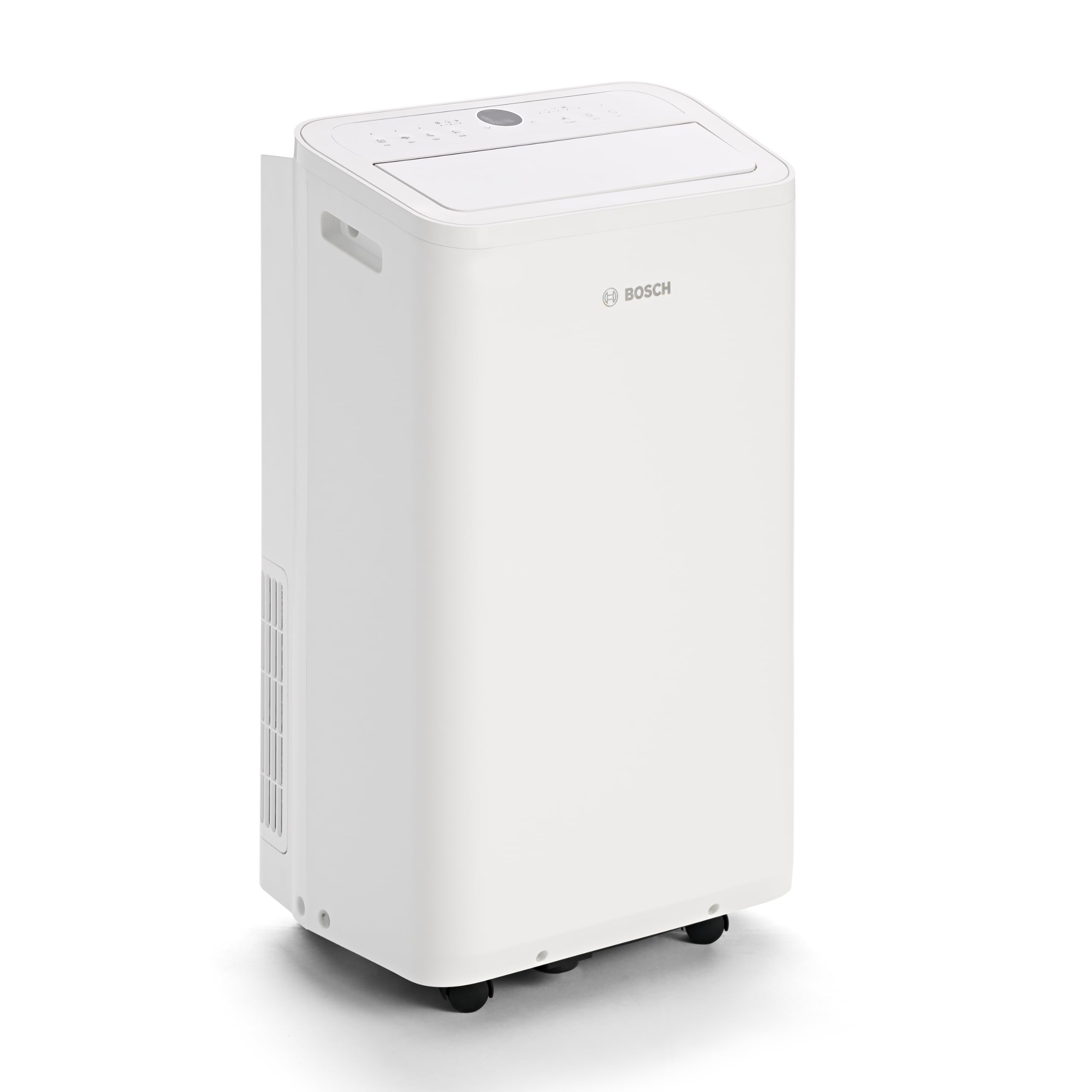 Bosch Cool 5000 Mobiles Klimagerät - 3-in-1 Klimaanlage, Luftentfeuchter, Ventilator - 3,4 kW für Räume bis zu 46 m² - Mit Auto-Modus, Silent-Modus & Sleep-Modus
